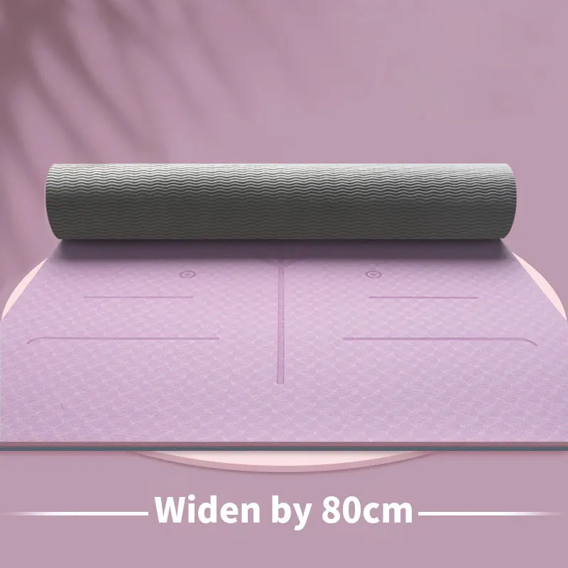 Wholesale Custom Eco-Friendly Gym Pilates PVC Yoga Mat Non-Slip Waterproof Synthetic Leather Natural Rubber Eco-Friendly Pilates