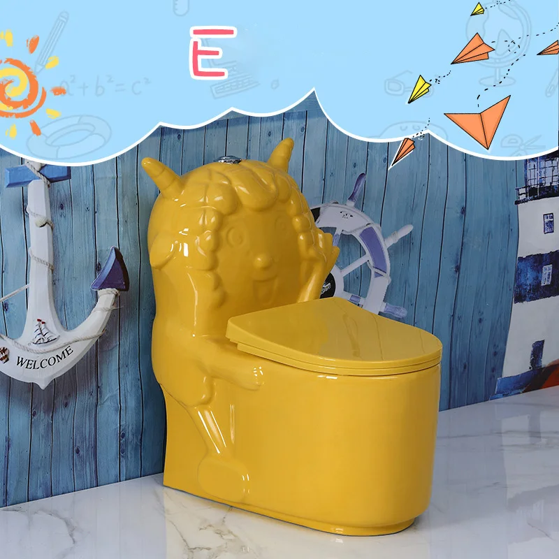 Fancy Children Colored Toilet Small Ceramic Sanitary Toddler School Cocuk Tuvalet Kids Child Toilets