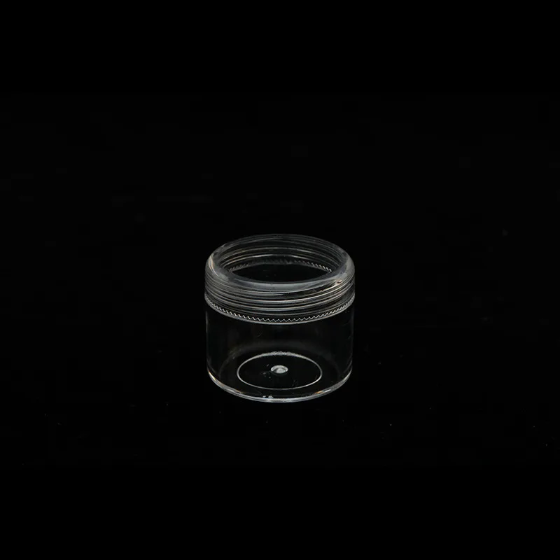 2022 Amazon Hot Sale 15g Transparent Round Recyclable Disposable Rubber Band Plastic Box