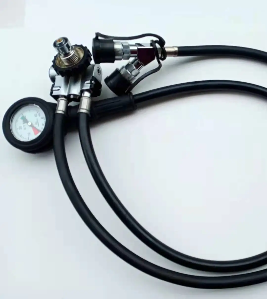 High Quality Product air rebreather scba meter with alarm set breathing apparatus gauge