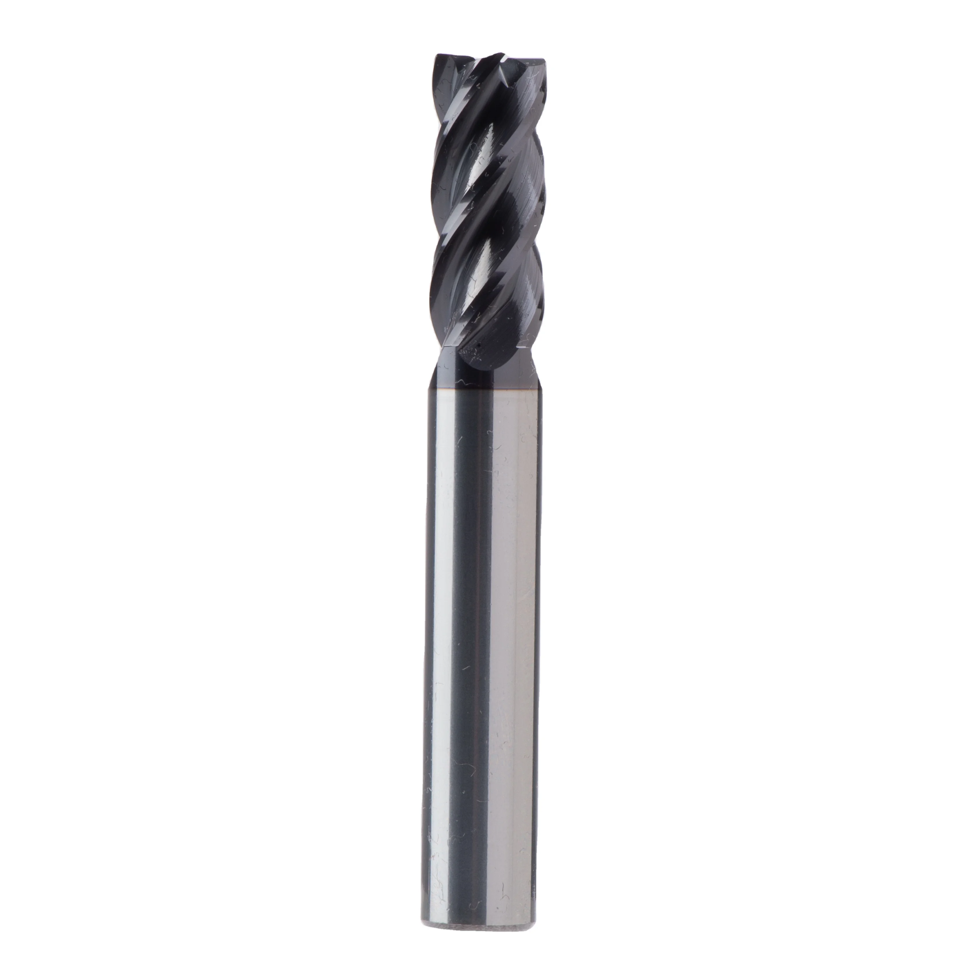Tungsten CNC Machine Tool Unequal Pitch Circular End Mills Black Coating Carbide End Milling Cutter Cutting Hard Alloy for Steel