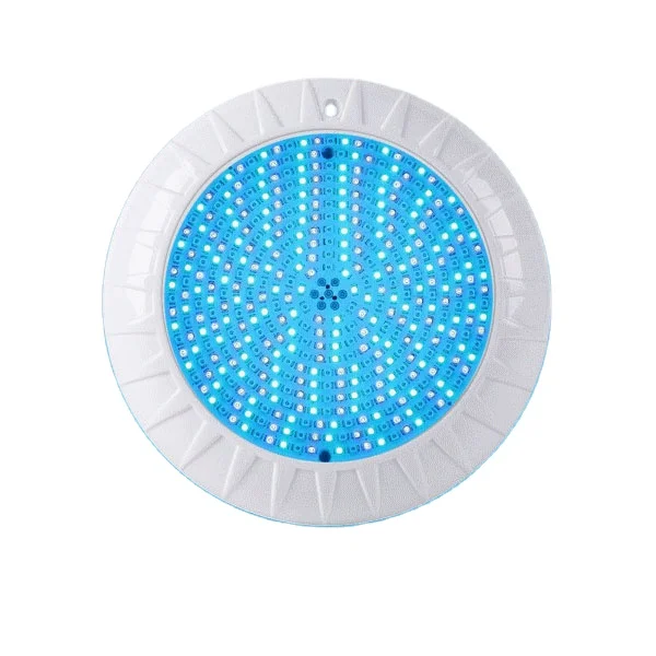 18W 25W 35W 42W 55W 7color  changing auto Resin Filled Flat LED Swimming Pool PC Underwater Light with 2year