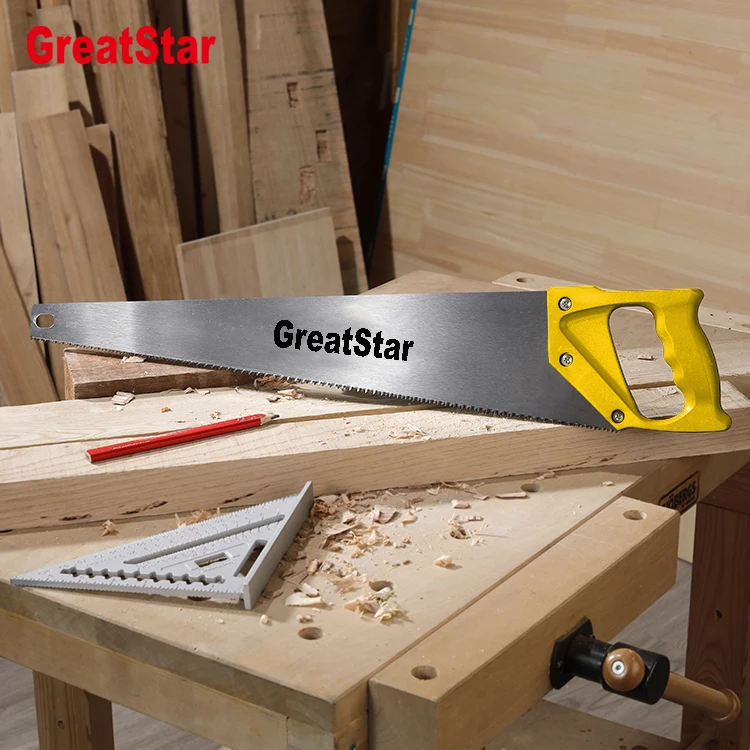 Greatstar Factory дешевая ручная пила 16 в пластиковой ручке перфорированные зубья 7 TPI ручные пилы