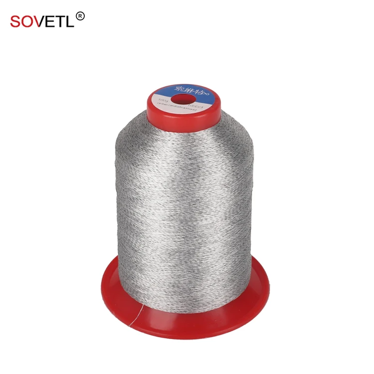 Carbon fiber twisted sewing 100D/3 Carbon Fiber Anti-static Thread Conductive Yarn