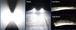 Led Conversion Kit Headlight Bulbs 6000k Xenon White 600% Bright D1s D2s D4s D5s D8s White Hid Headlight Original Hid Ballast