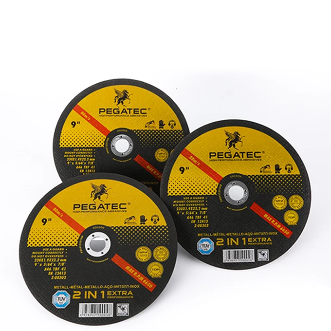 pegatec 230x1.9x22mm disco abrasivo de corte for steel and stainless steel