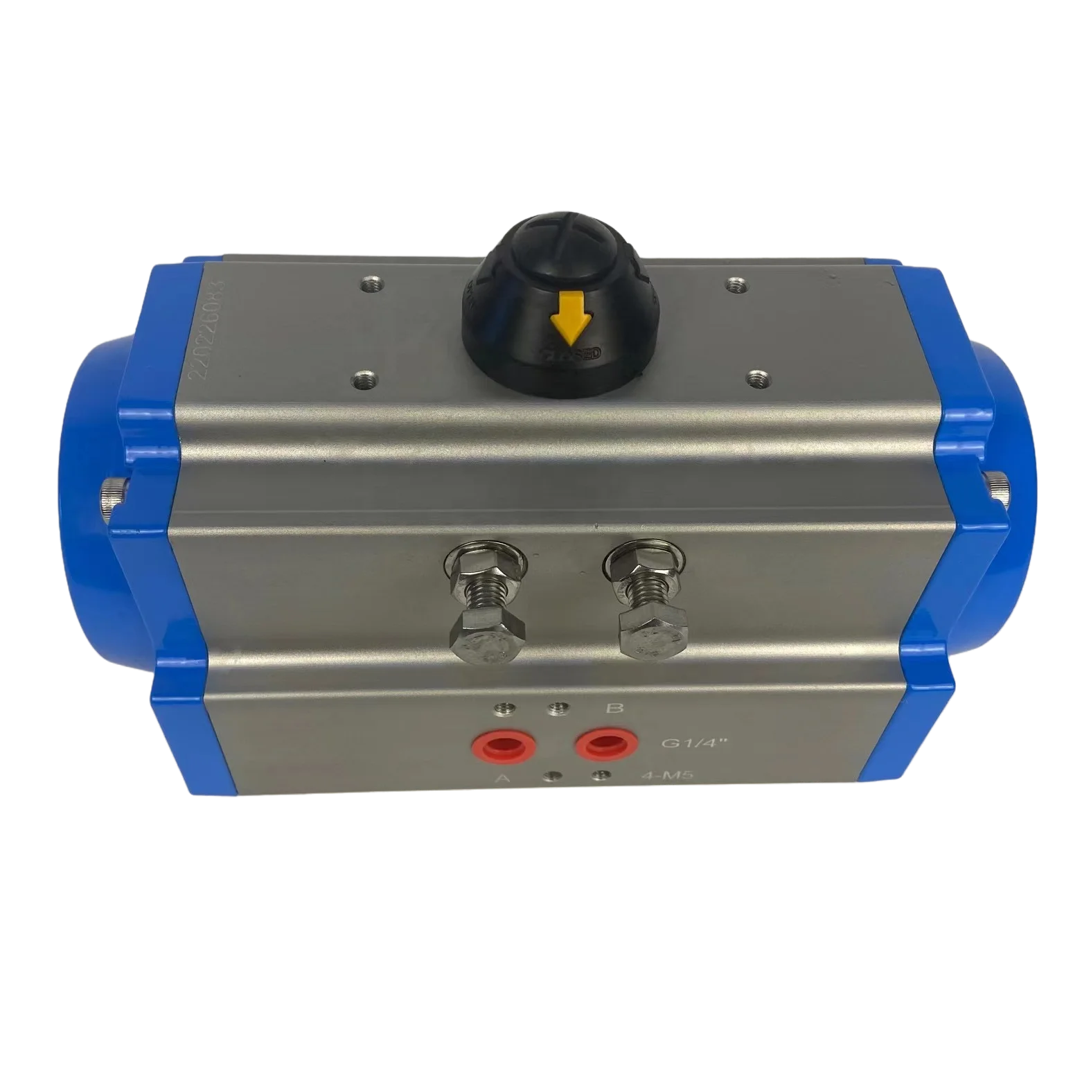 JIMAI Blue  color customized hard oxidation pneumatic rotary actuator for butterfly valve