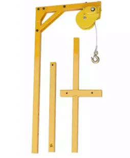 Mini Crane Portable Lifting Cranes With Hand Winch For Installation Of Air Conditioning
