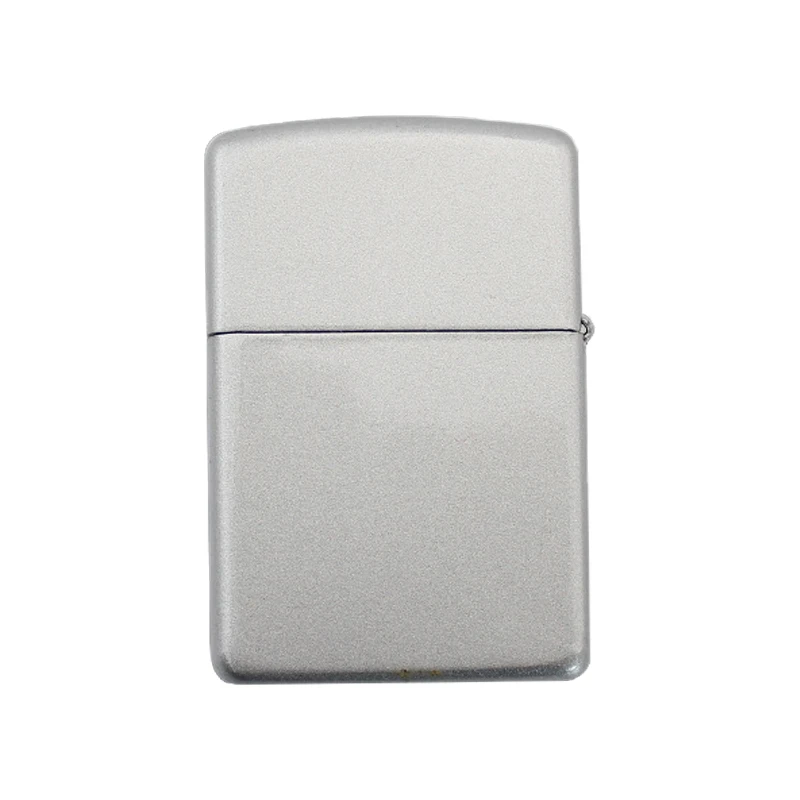 Promotional customized made refillable lighter blank sublimation metal lighter with case for business gift
