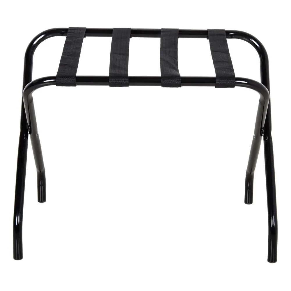 Black Folding Hotel Luggage Tray Stand