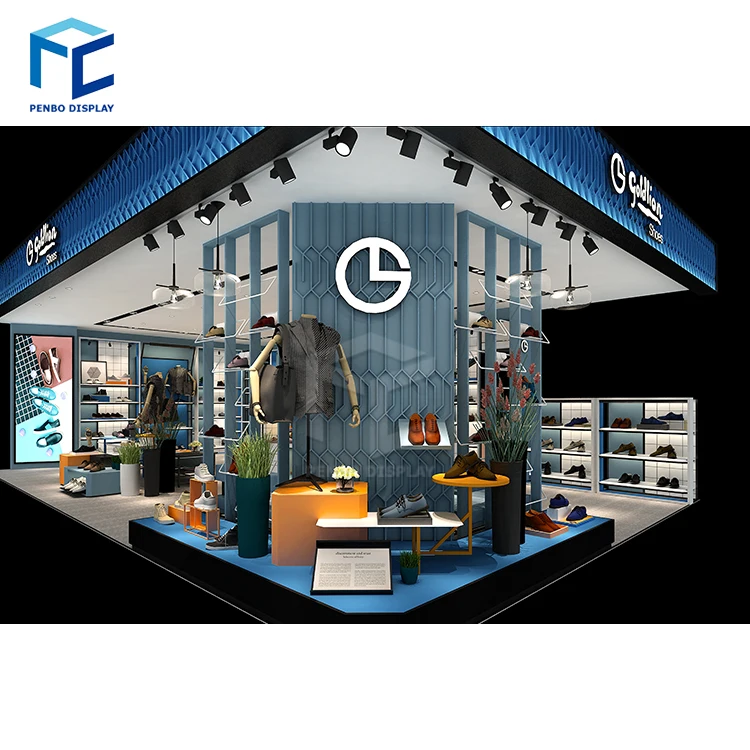 Modern Fashion Shoes Shop Counter Design for Readymade Shop Cash Counter