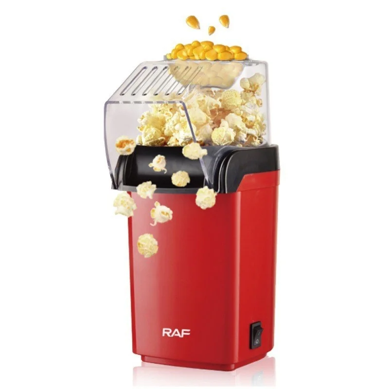 Mini Electric Popcorn Maker for Kids Home Use Plastic Corn Popper Small Puffing Machine for Home Entertainment