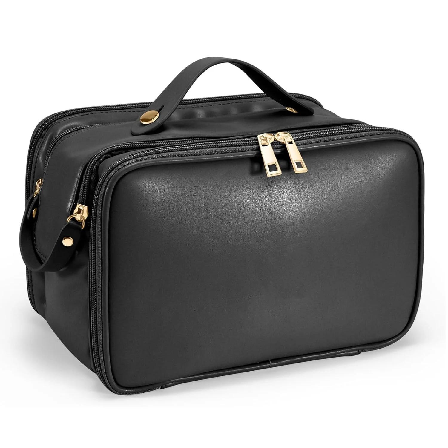 Luxury PU Leather Cosmetic Bags Multifunctional Women Travel Girl Toiletry Bag Durable Makeup Bag