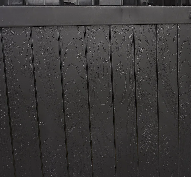 
Wooden Style Storage Box Container Bin Garden Outdoor House Home use Waterproof Lockable 