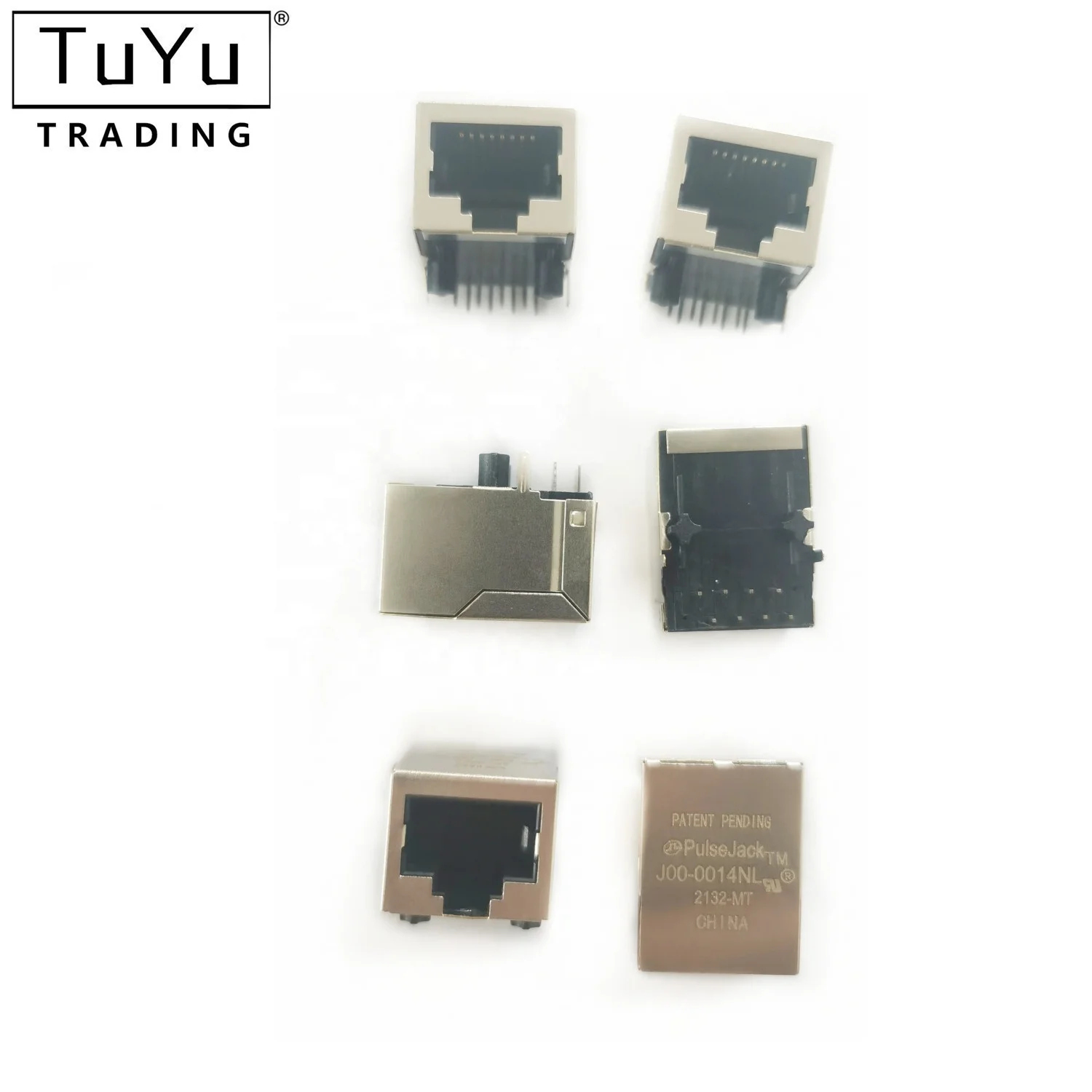 New Original J00-0014NL Modular Connector JACK 1 PORT 100 BASE-TX PCB Network Interface Transformer