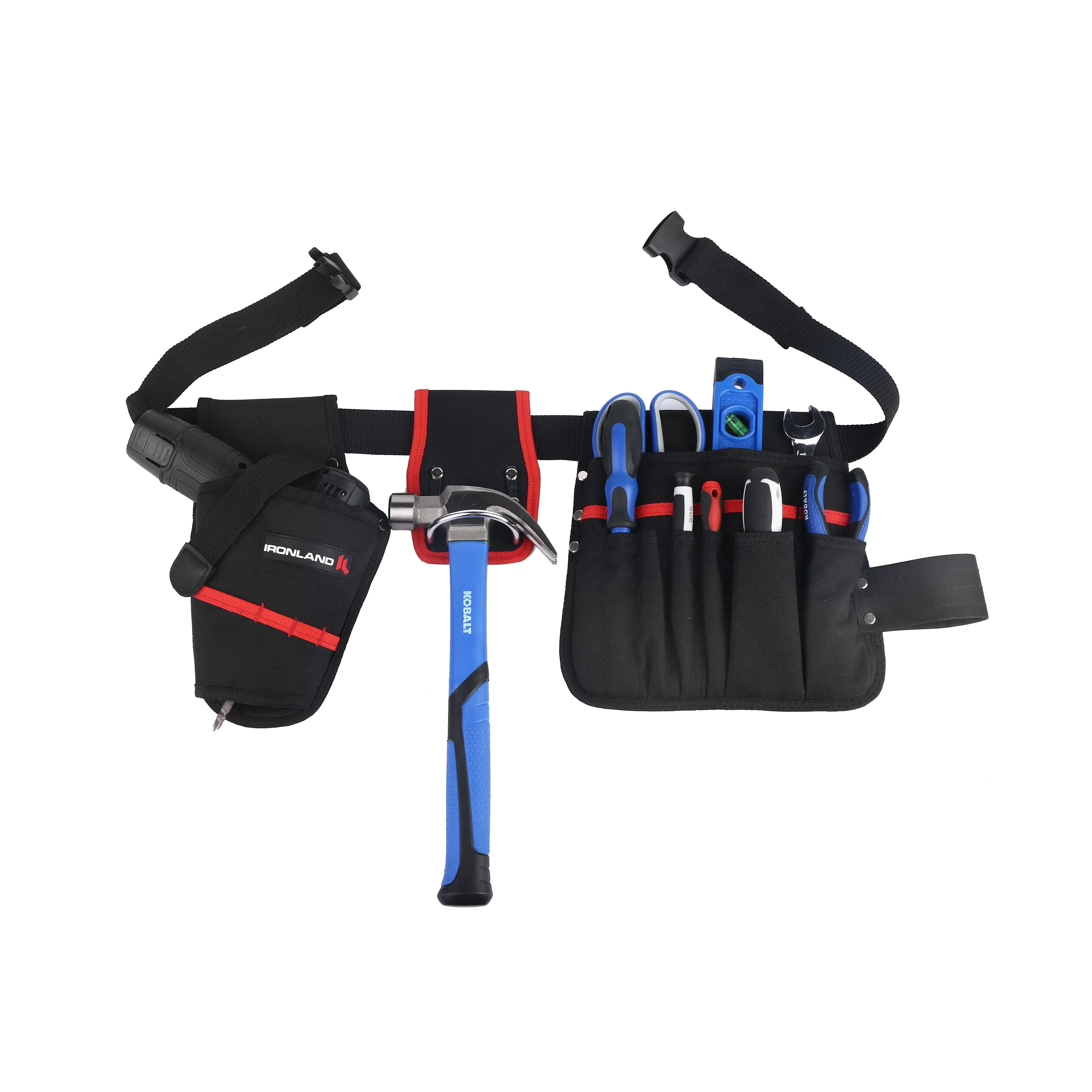 Durable 600d Thickening Oxford Material Carry Tool Bags Portable Waterproof Waist Tool Belt