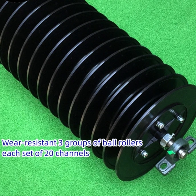 Factory Price 3 Section Golf Ball Picker Roller Machine 3 Gang Golf Ball Picker Driving Range