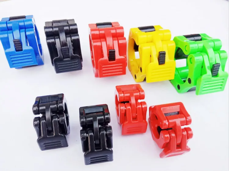 Custom Logo 50 MM Wholesale Fitness Weight Lifting Gym Pink Dumbbell Hexagonal Clamp Collar Buckle Lock Clips