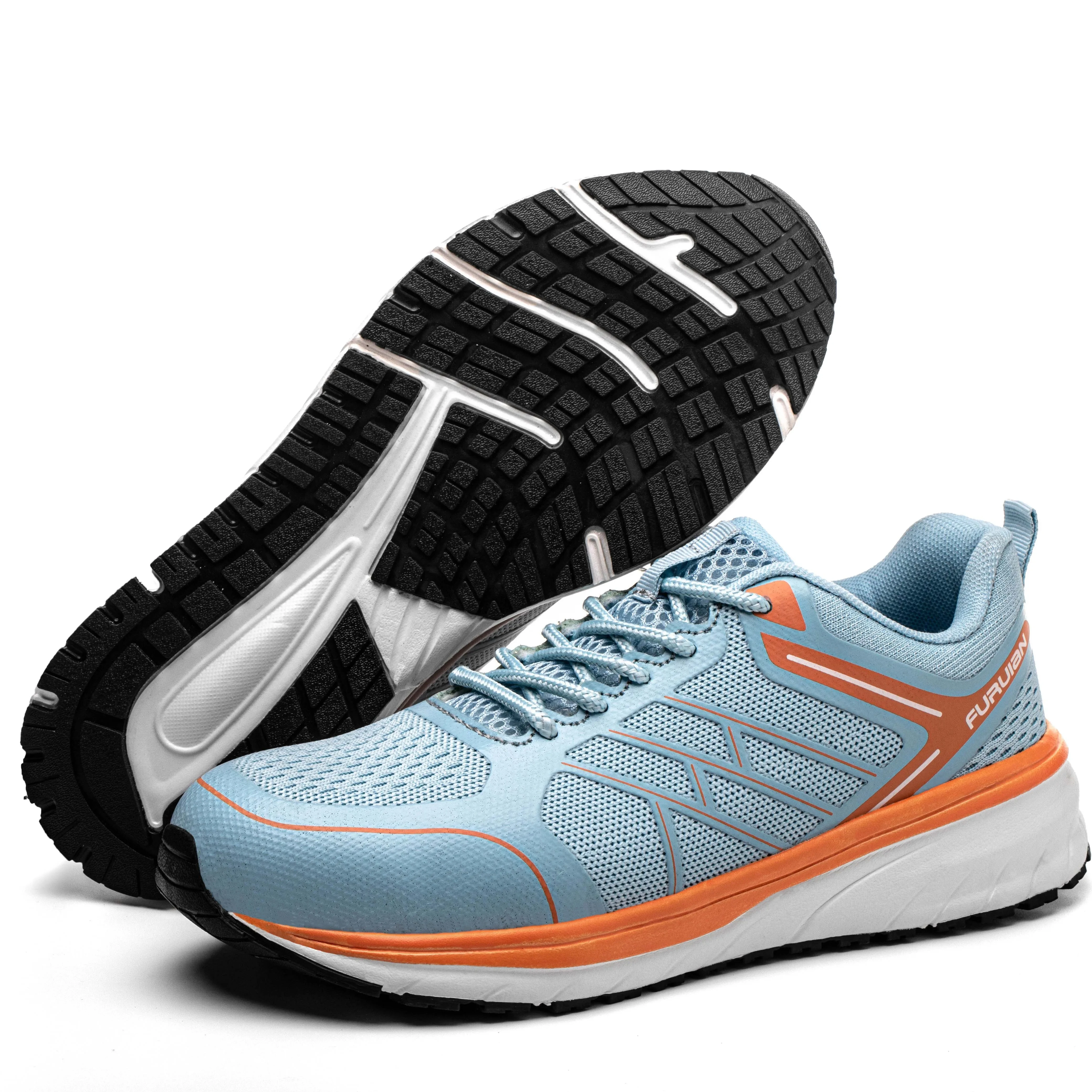 JIANKUN Wholesale all black work shoes men   Boots Breathable Lightweight Steel Toe with Anti-Puncture CE Certified  for Spring