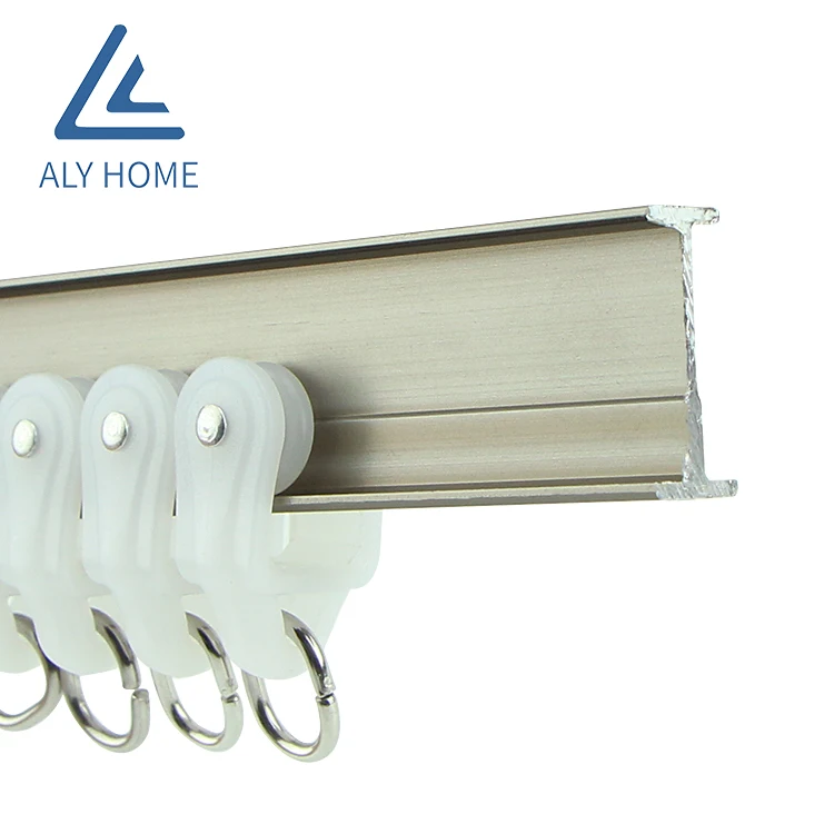 Home Decorate Curtain Track for Window Aluminum Curtain Track Curtain Poles, Tracks & Accessories 200 Set Metal Aluminum Alloy