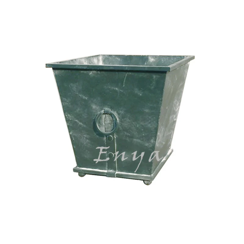 Antique Garden Decoration Flower Pot Ornaments Metal Planter for Outdoor