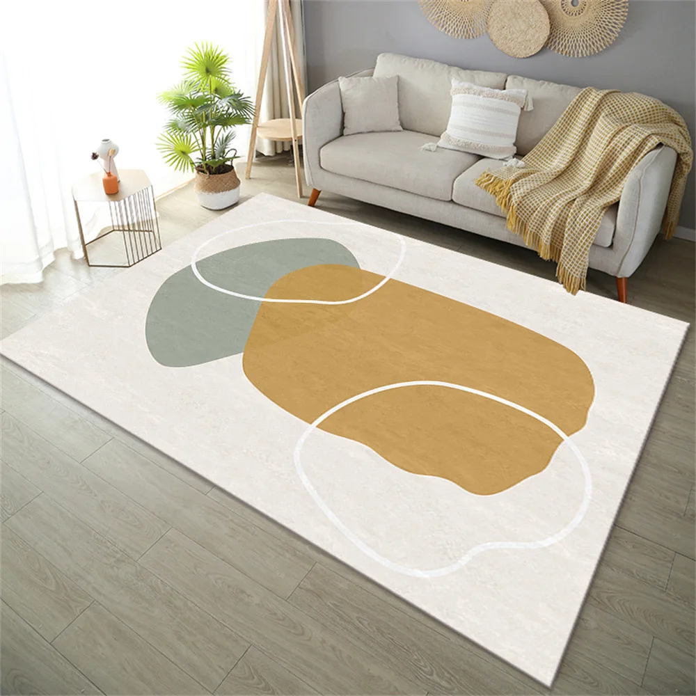 Silent Style mats Living Room Bedroom Instagram Style Coffee Table Nordic Modern Simple Room Mat house hold Cashmere  mats
