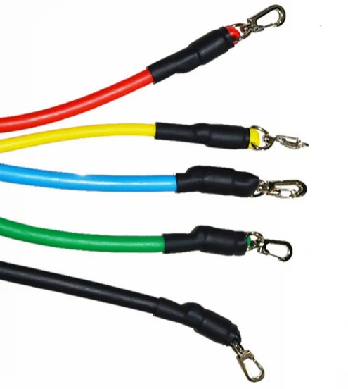 Custom Logo Wholesale Stretch Fitness Workout Elastic Exercise Resistance Bands Resistance Bands Set