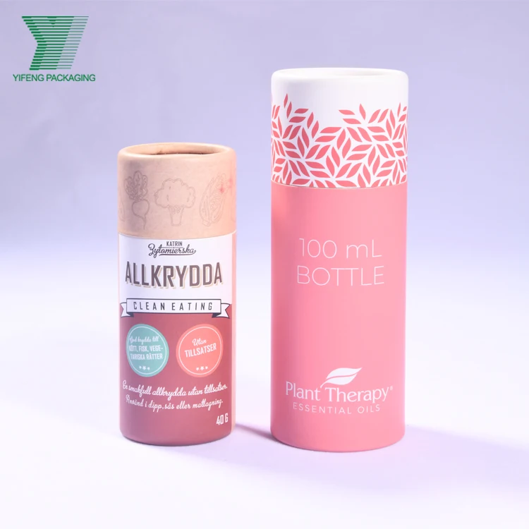Custom Logo Biodegradable Kraft Round cylinder Paper Tube Underwear Tube Packaging Socks t shirt packaging tube