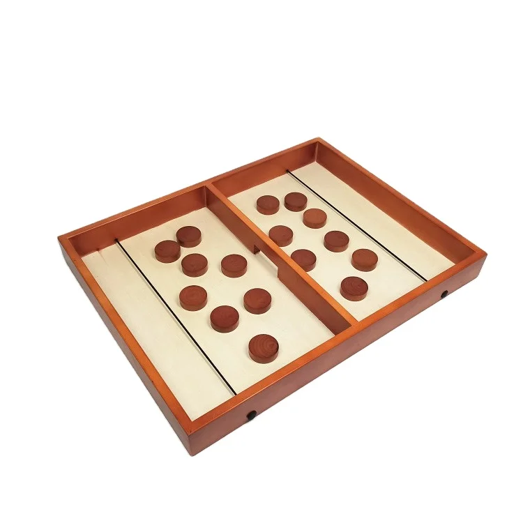 
Wholesale Wooden Sling Puck Game For Adults Parent-Child Interactive 