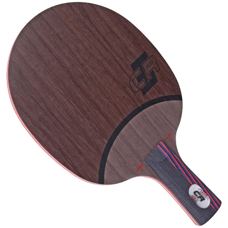 Stika Red and Black Carbon King 7.6CR Table Tennis Racket Plate Professional Straight and Horizontal board bat