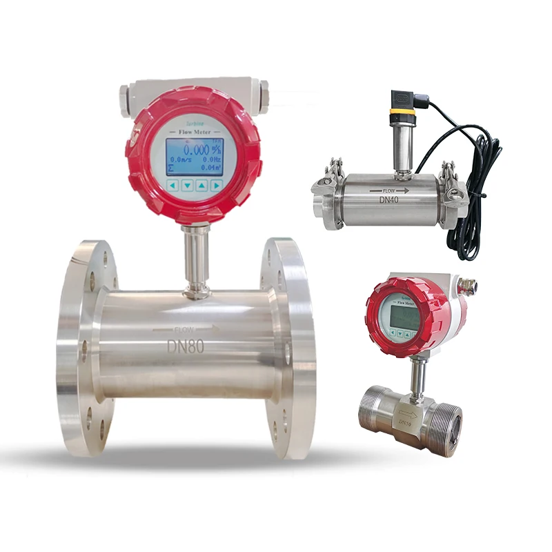 China original manufacture pulse output variable area food grade liquid turbine flow meter flowmeter with high precision