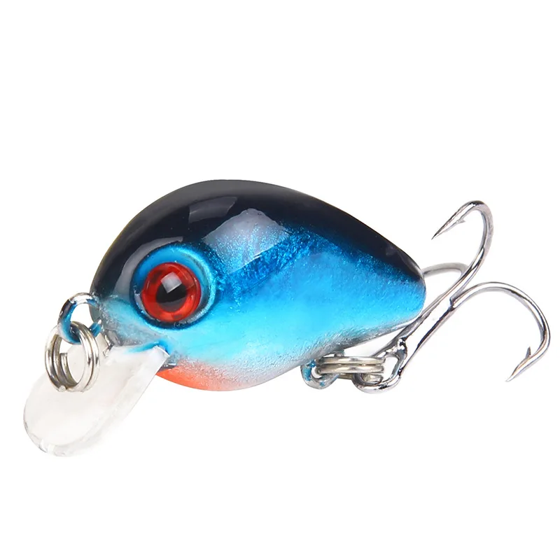 SEASKY Topwater 3D Simulation Painting Freshwater Fishing MINI Hard Lure Crank Bait
