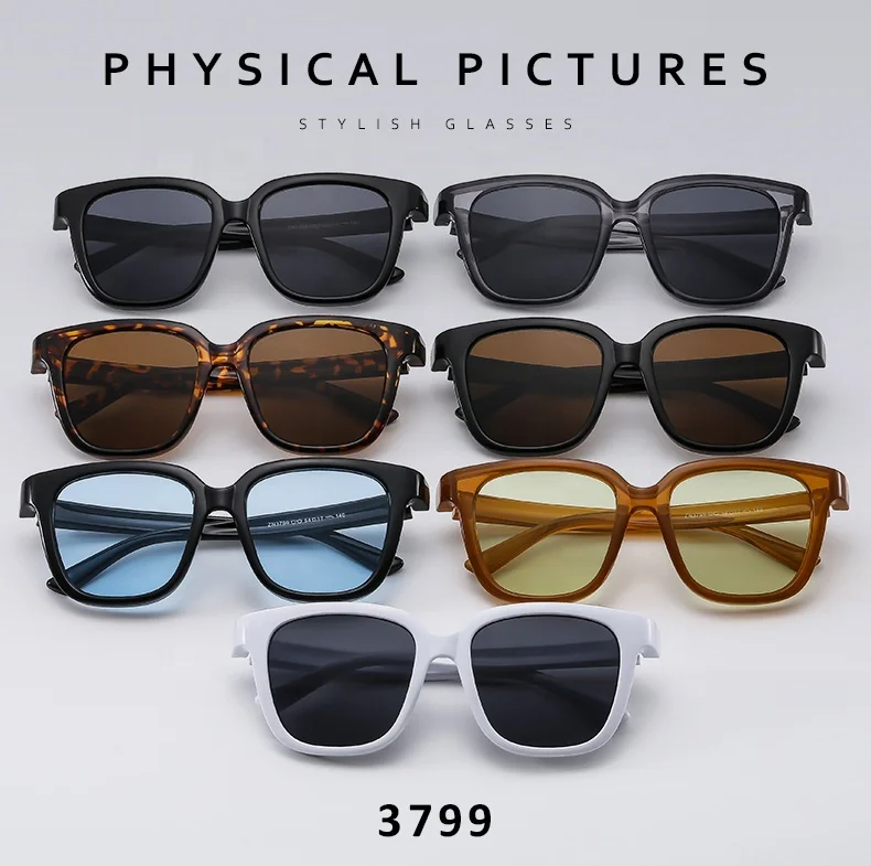 Latest Hot selling high quality custom logo fashion brand designer gm square sun glasses sunglasses for women