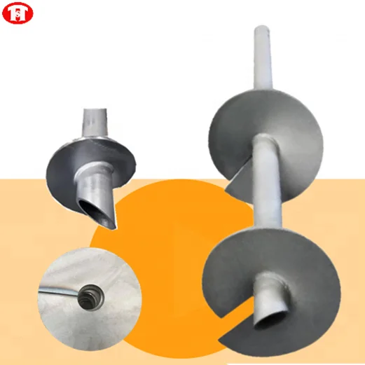 self color ground screw pile soil anchors screw and ground screw pole anchor