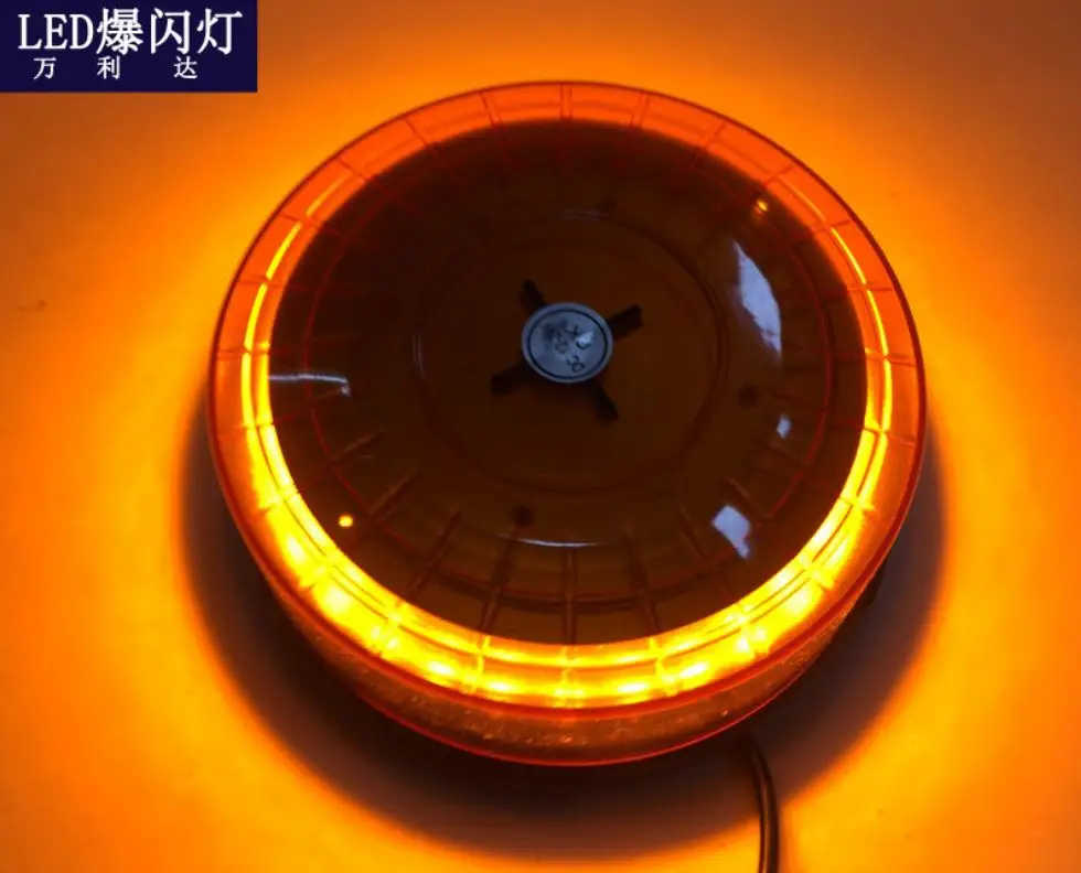 Amber LED Strobe Light Beacon Vehicle Car Roof Top Hazard Warning Flash Emergency Lights Rotating Flashing Safety Signal lamp