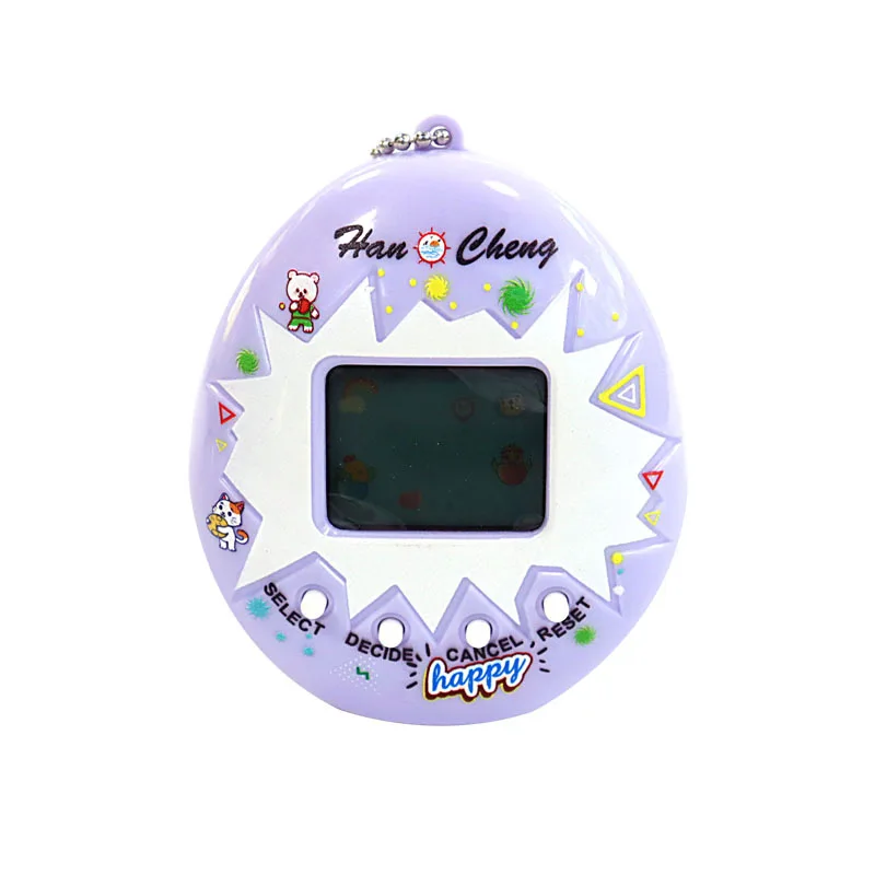 Transparent Electronic Pets Game Tamagotchi Handheld Game Console Toy Virtual Cyber Digital Pet Pixel Funny Gift Play Toy
