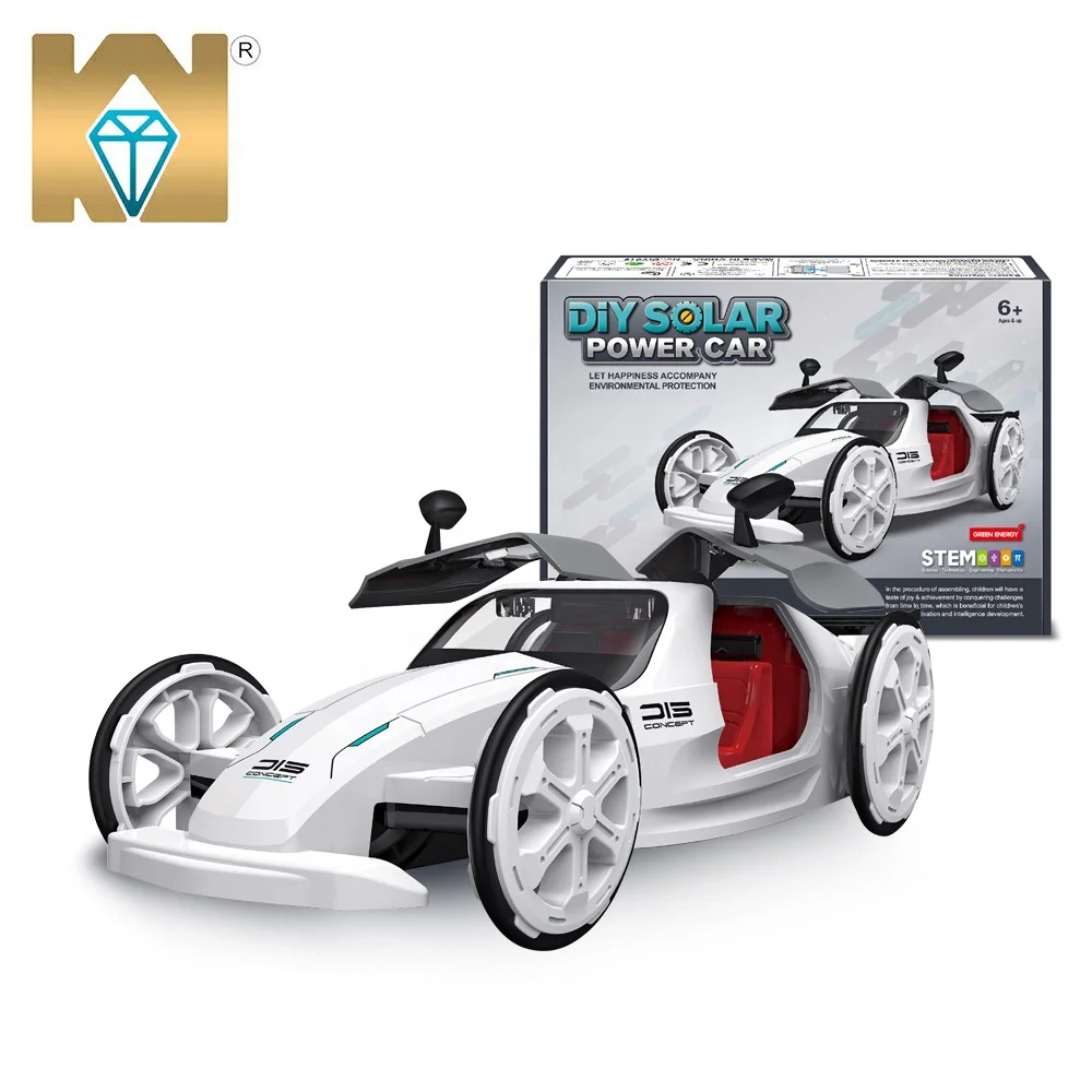 STEM DIY solar power car assembled car educational solar science car for kids&Teens
