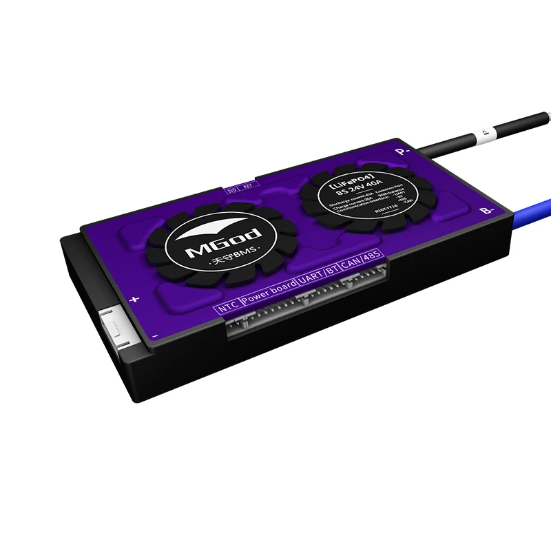 
Умная Система управления аккумулятором Bms Lipo, программируемая для Lifepo4 8S 24V 40A с BT для RV/ATV/бытового хранения энергии 