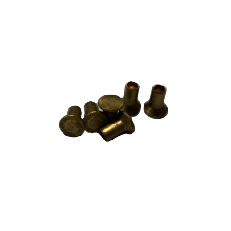 Hollow Rivets fastener/hardware accessories DIN6791 Brass Thin Head Hollow Rivets