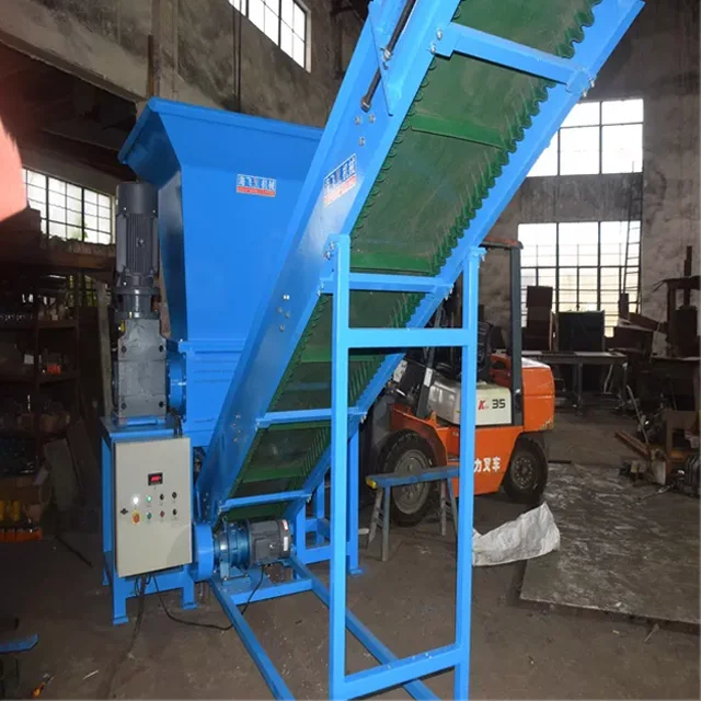 Long Durable Rubber Tyre Waste Recycle Shredder Tire Aluminium Scrap Copper Wire Shredder