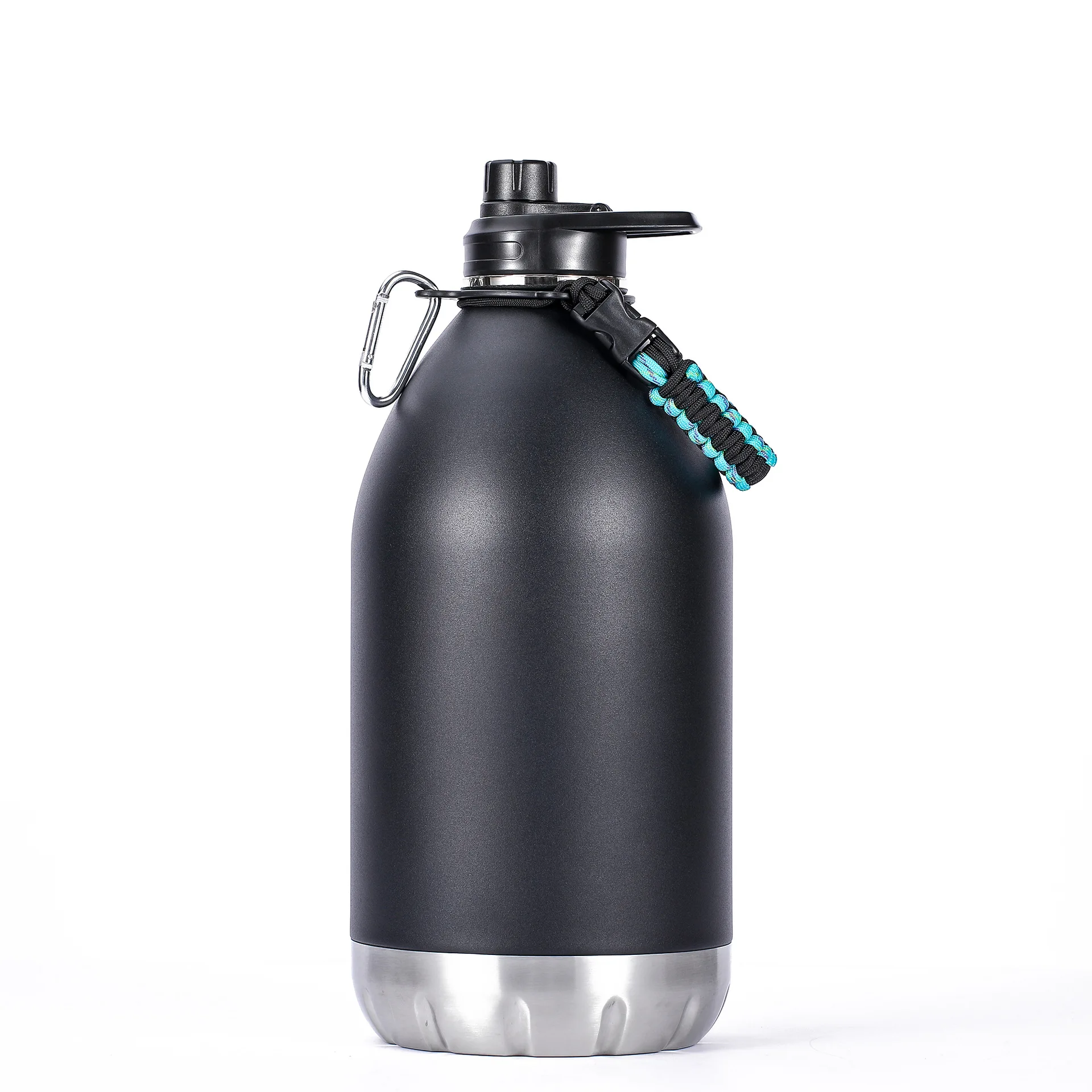 Customized 128 Oz Vacuum Insulated Water Jug One Gallon Beer Growler Stainless Steel Double Walled Insulated Water Bottle
