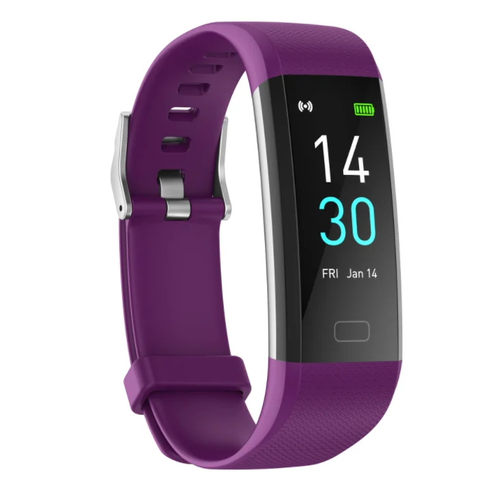 IP68 водонепроницаемый с термометром для тела монитор сердечного ритма для мужчин и женщин спортивный фитнес-трекер Смарт-браслет