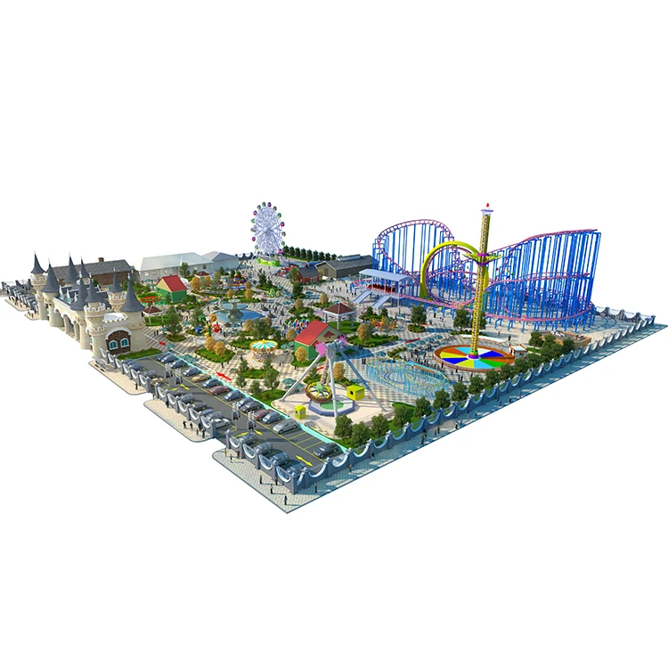 Kids Playground Outdoor Park Equipment Adventure Theme Park Design Plan