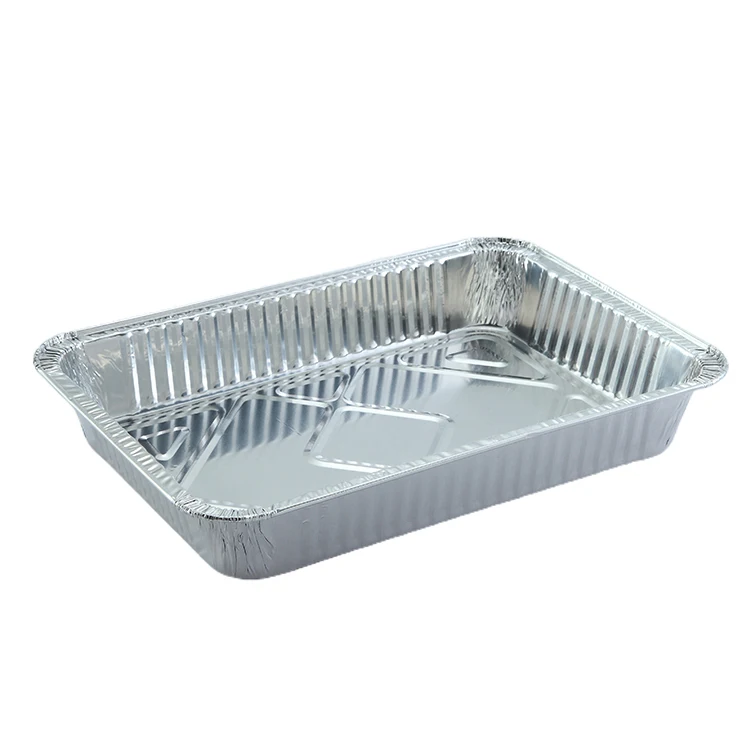 
Aluminium Foil Container Food Foil Container Packaging Rectangle Edge Foil Round Container 