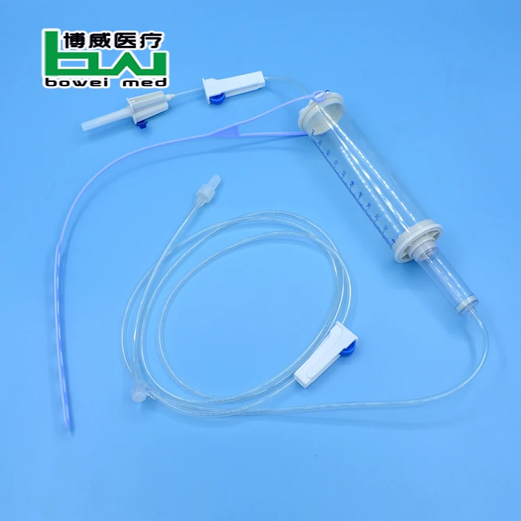 Китайские производители имеют педиатрический капельный инфузионный набор лучшего качества 100 мл 150