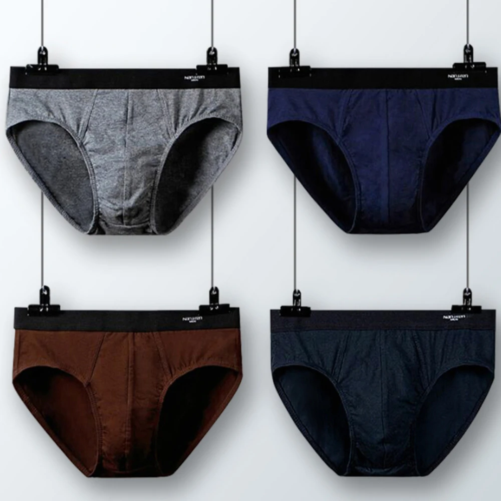 Custom Breathable Your Own Brand Mens Sexy Tanga Brief Breathable Underwear Cotton for Men