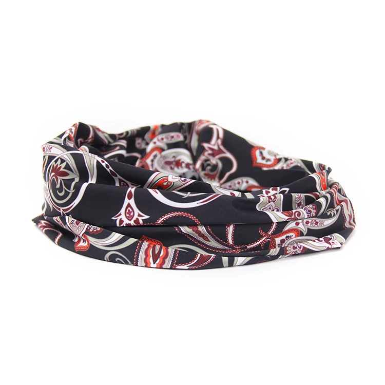 2021 New Style 100% Polyester Microfibre Bandana Neck Warmer Neck Gaiter Multifunctional Head Scarf with Custom Logo