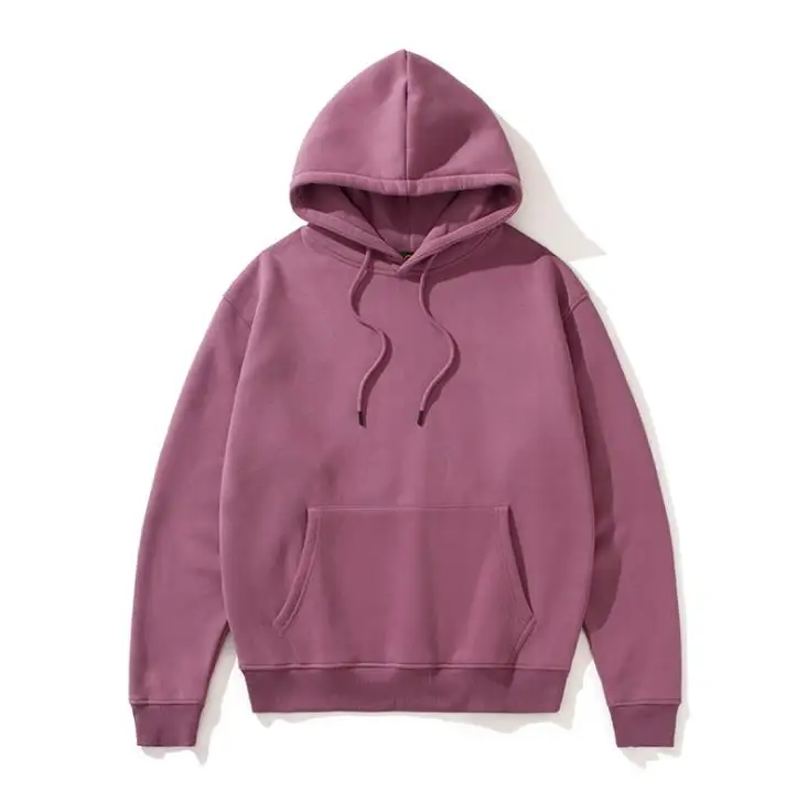 
Wholesale custom logo sweatshirts unisex men women long sleeves organic cotton oversized plain hoodies pullover sweatshirt 