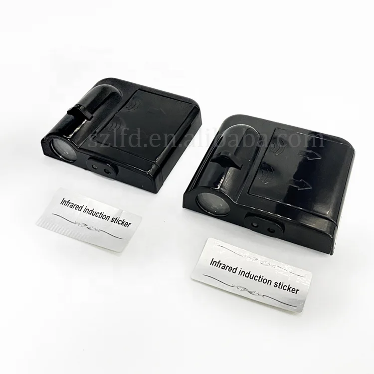 Новые аксессуары для салона автомобиля, модные автомобильные аксессуары, индивидуальный логотип, беспроводная 3D Автомобильная люстра, светодиодная лампа привидения, тени, Лазерная лампа