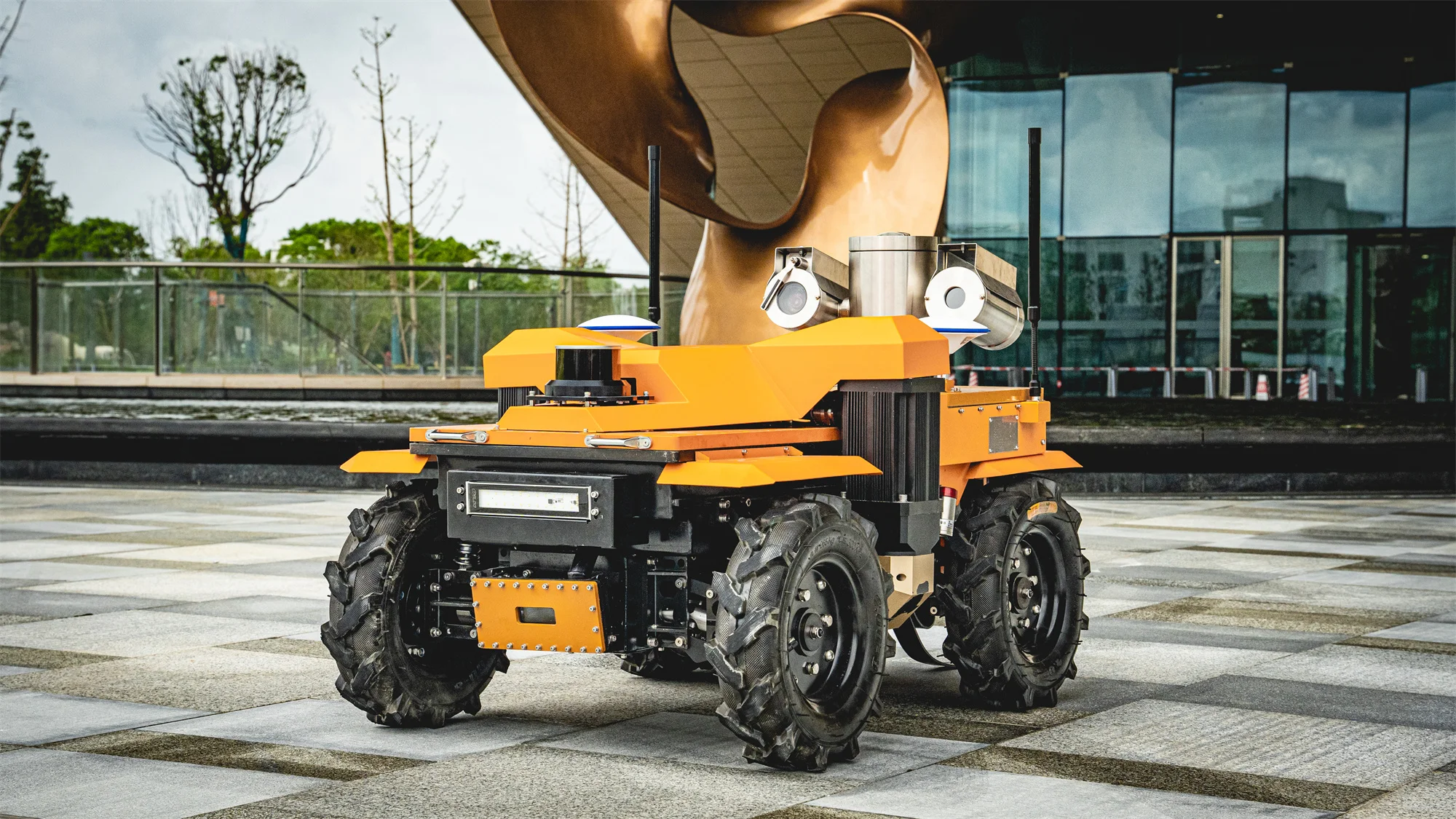 safety patrol rob Top Quality And Good Price Mobile Cruise Patrolling Explosion-Proof Scout Security Inspection Ai System Robot